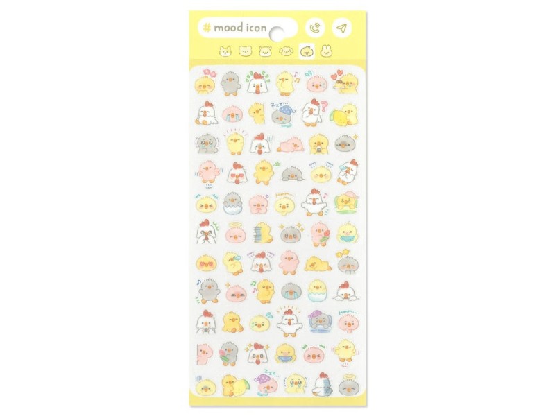 Pre-Order Mindwave Clear Sticker Sheet Mood Icon - Chick