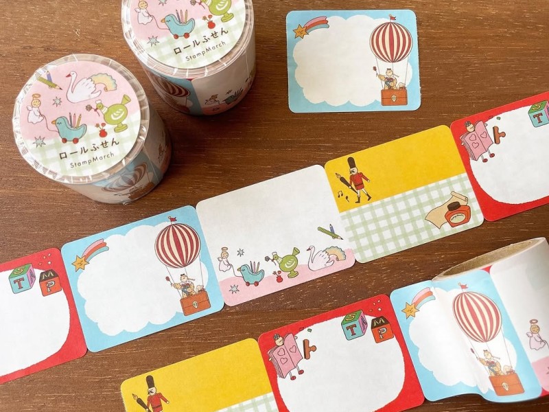 Stamp Marche 5th Anniversary Limited Edition Memo Roll Stickers