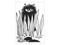 Moomin Postcard Black And White - Stinky