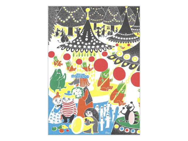 Moomin Postcard - Forest Festival
