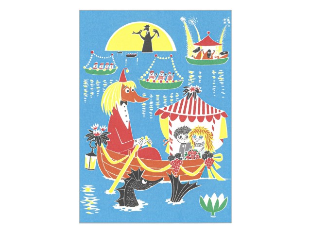 Moomin Postcard - Sea Party