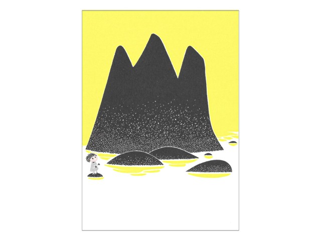 Moomin Postcard - Yellow Sunset