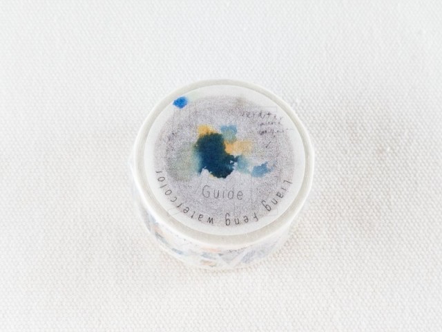 Liang Feng Washi Tape Watercolor - Ship Blue