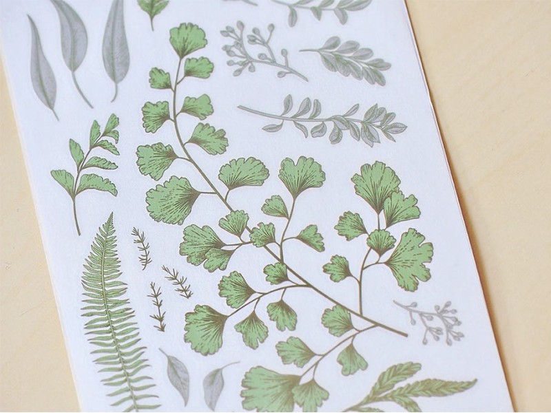MU Print-On Transfer Stickers 050 - Ancient Fern