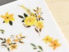MU Print On Stickers Yellow Rose 106