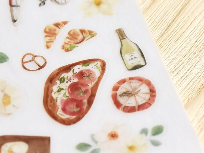 MU Print On Stickers Picnic Vacation 111