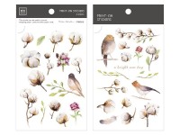 MU Print-On Transfer Stickers 036 - Cotton Bird