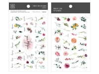 MU Print-On Transfer Stickers 072 - Seasonal Flower