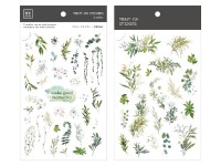 MU Print-On Transfer Stickers 105 - Many Green Leaves