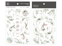 MU Print-On Transfer Stickers 090 - Moon Whale