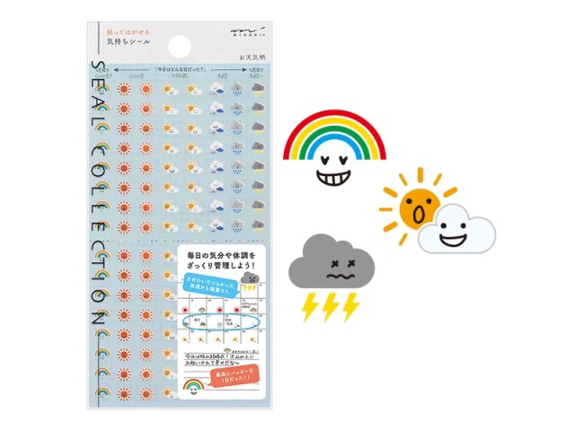 Midori Mood Planner Stickers - Weather