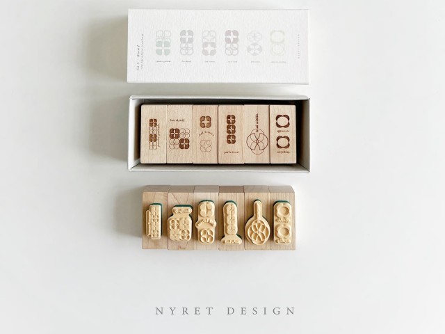 Nyret Stamp Set Vol 7 Bloom Series - No.1