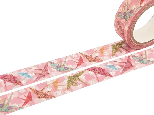 Washi Tape Kimono - Paper Crane