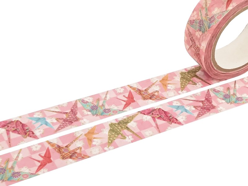 Washi Tape Kimono - Paper Crane