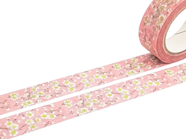 Washi Tape - Soft Pink Blossoms