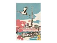 Who Mails Postcard - Tokyo Sumidagawa