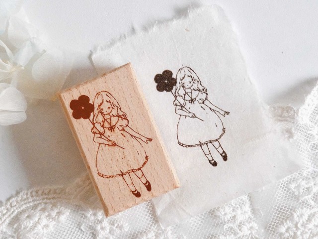 Freckles Tea Stamp - Wear Flowery Umbrella
