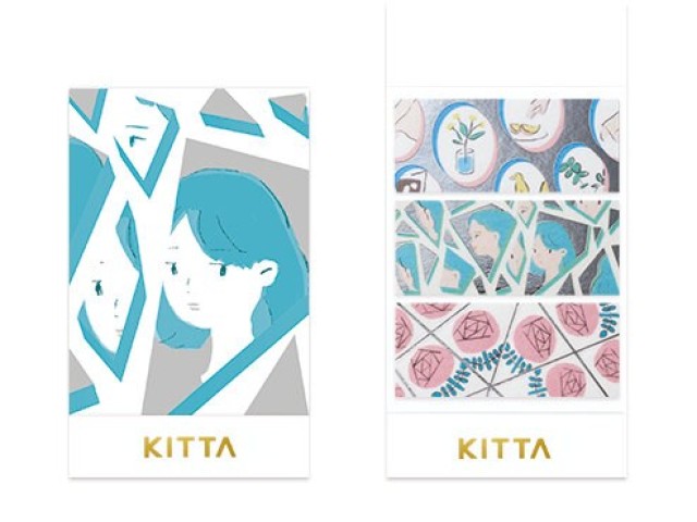 KITTA Wide Washi Stickers KITW004 - Mirror