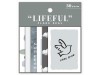 Mindwave | Lifeful Sticker Flakes On Vellum Paper - Grey