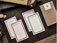 Miao Stelle Letterpress Memo Card Set - Poker