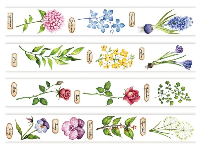 Pre-Order Miao Stelle Washi Tape - Spring Forest