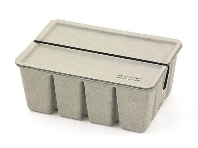 Midori Pulp Card Box - Grey