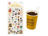 Midori Stickers Marché - Coffee