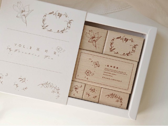 Pre-Order Freckles Tea Stamp Set Vol.3 - Flower Language