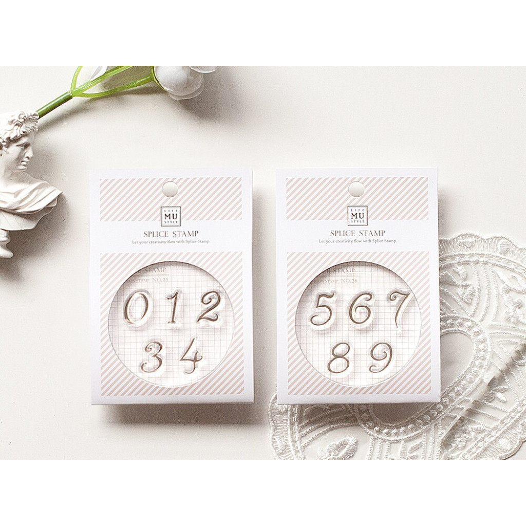 Pre-Order MU Clear Stamp Set Icon 025 - Numbers Classical - BSS002025 ...