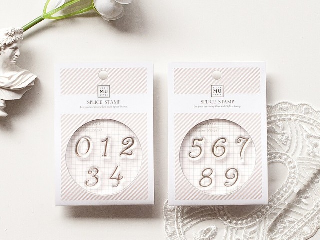 MU Clear Stamp Set Icon 025 - Numbers Classical