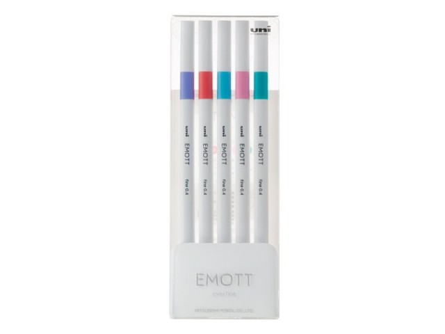 Uniball EMOTT Fineliner Marker Set 05 - Candy Pop Color