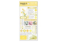 Washi Stickers Daily Press - Spring Flower