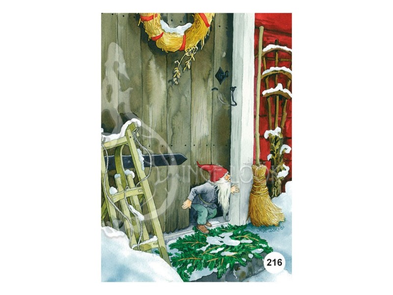 Inge Löök Christmas Postcard - 216