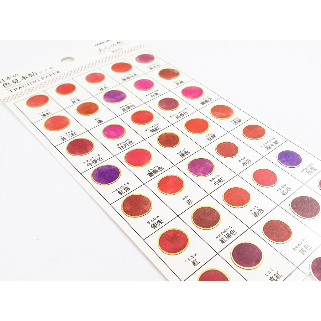 Dot Stickers Tracking Paper - Red | Kuldlelu