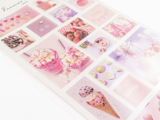 Frames Story Stickers Tracking Paper - Sweets