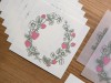 Loidesign Notepaper Set - Flower And Fruit Wreath