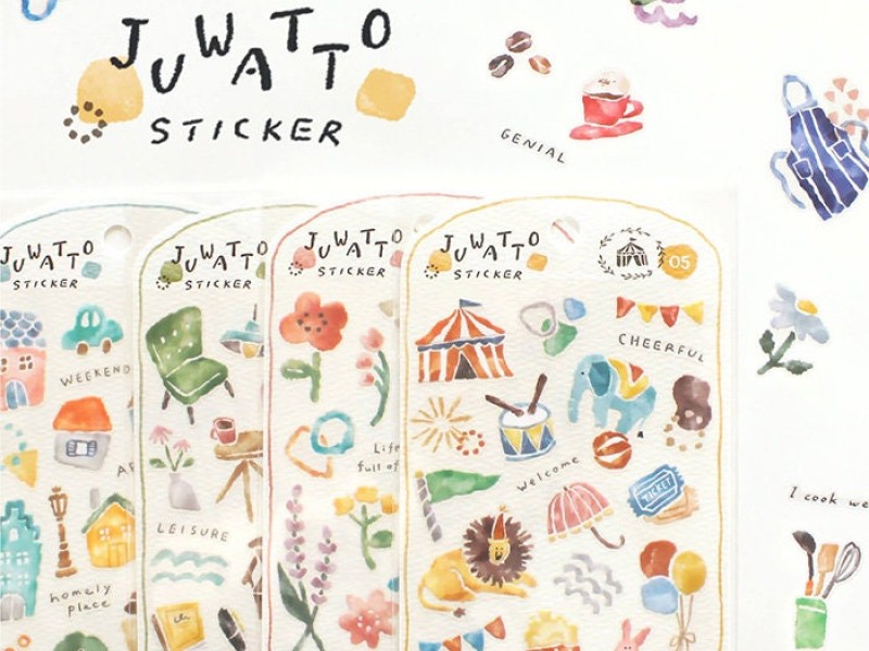 Mindwave Washi Stickers Juwatto - Coffee