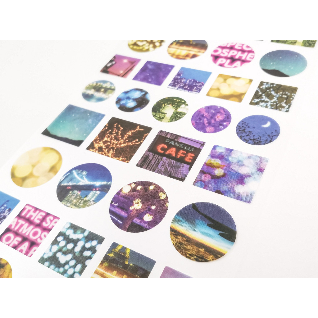 Washi Stickers Sheer Photo - City Vibes | Kuldlelu