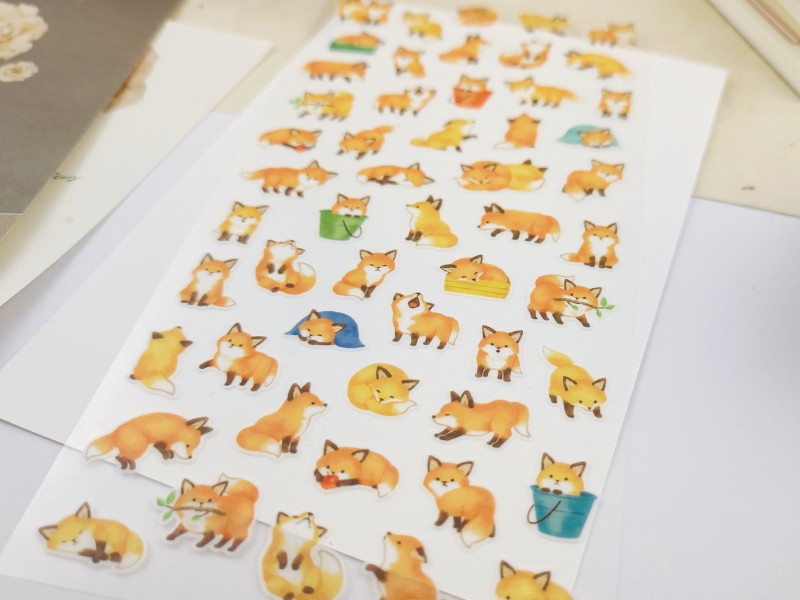 Mindwave Washi Stickers Small Animal - Fox