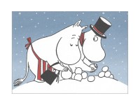 Moomin Winter Postcard - Moominmamma And Pappa