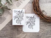 Botanical Stamp Ponchise - Wild Grapes