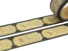 Hutte Washi Tape - Oil Label Black