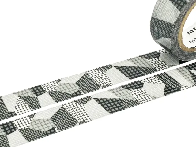 MT Deco Washi Tape - Separate Check Monochrome