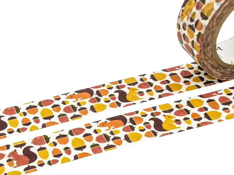 Squirrel And Acorn MT Washi Masking Tape