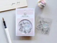 MU Clear Stamp Set Splice 003 - Dropping Flower