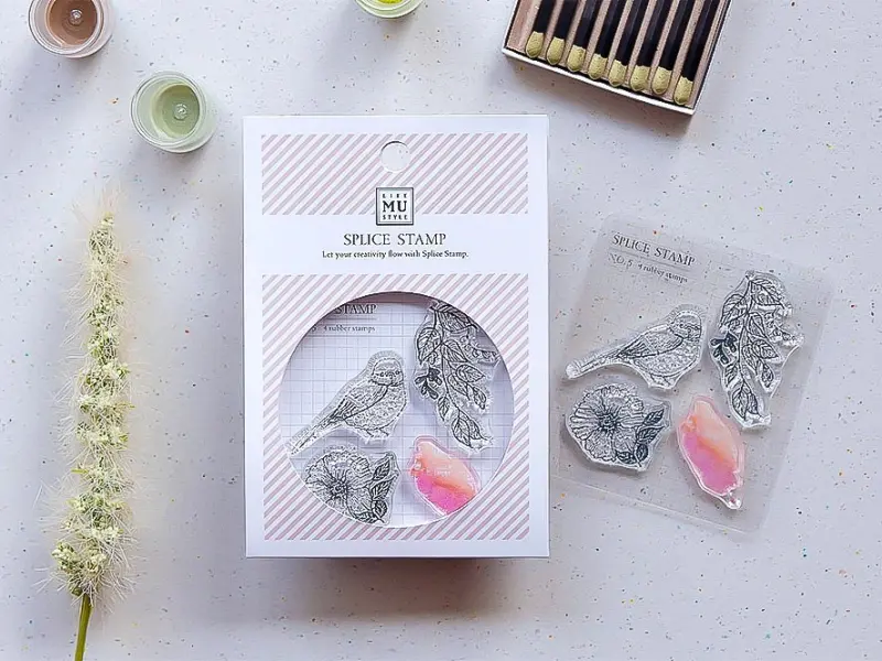 MU | Clear Stamp Set - Flower 05