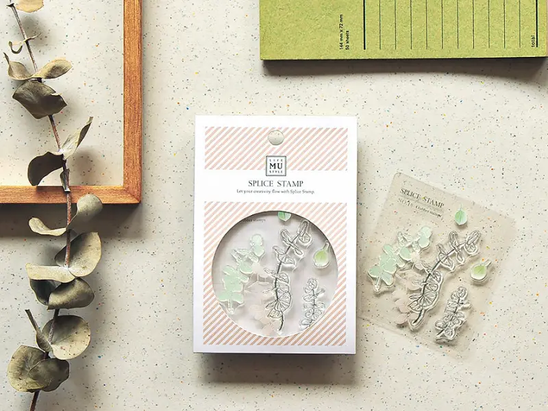 MU Clear Stamp Set Splice 018 - Eucalyptus