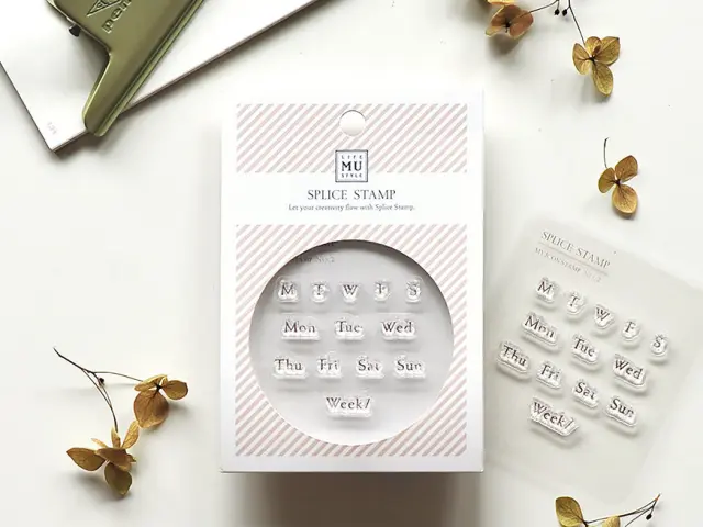 MU Clear Stamp Set Icon 002 - Days Of The Week