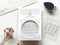 MU Clear Stamp Set Icon 004 - Numbers 17-31