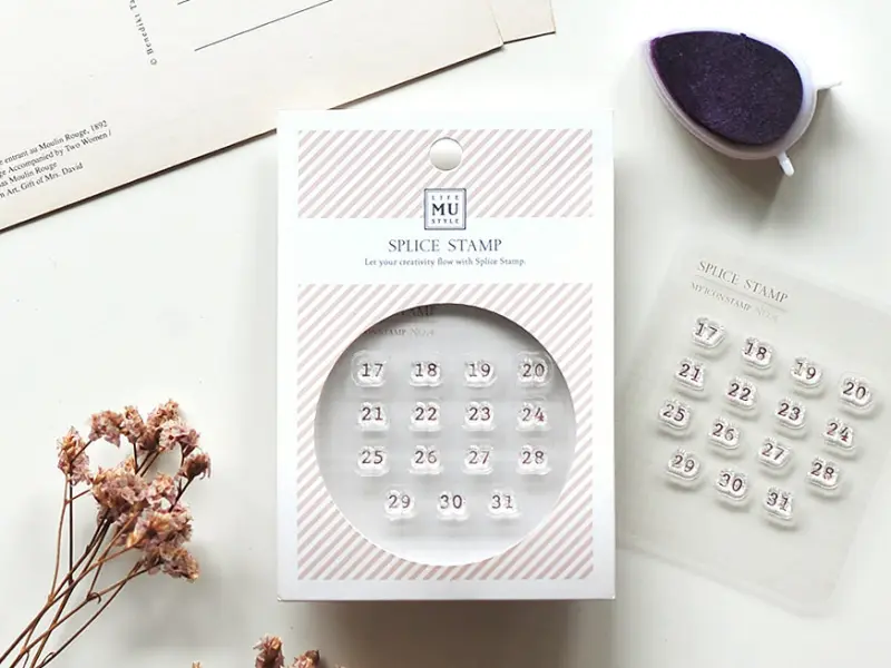 MU Clear Stamp Set Icon 004 - Numbers 17-31